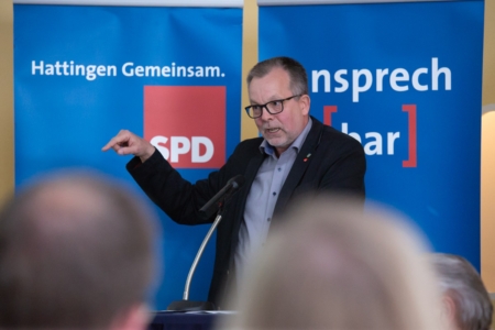 Manfred Lehmann auf der Jahreshauptversammlung der SPD Hattingen 2018